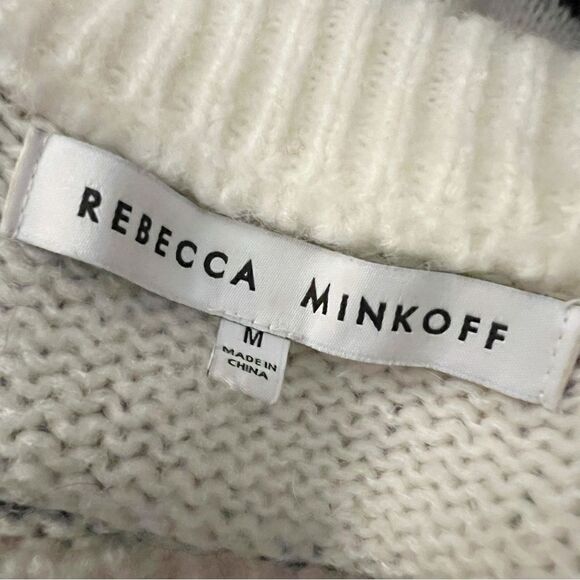 Rebecca Minkoff striped wool mohair sweater - Picture 2 of 6